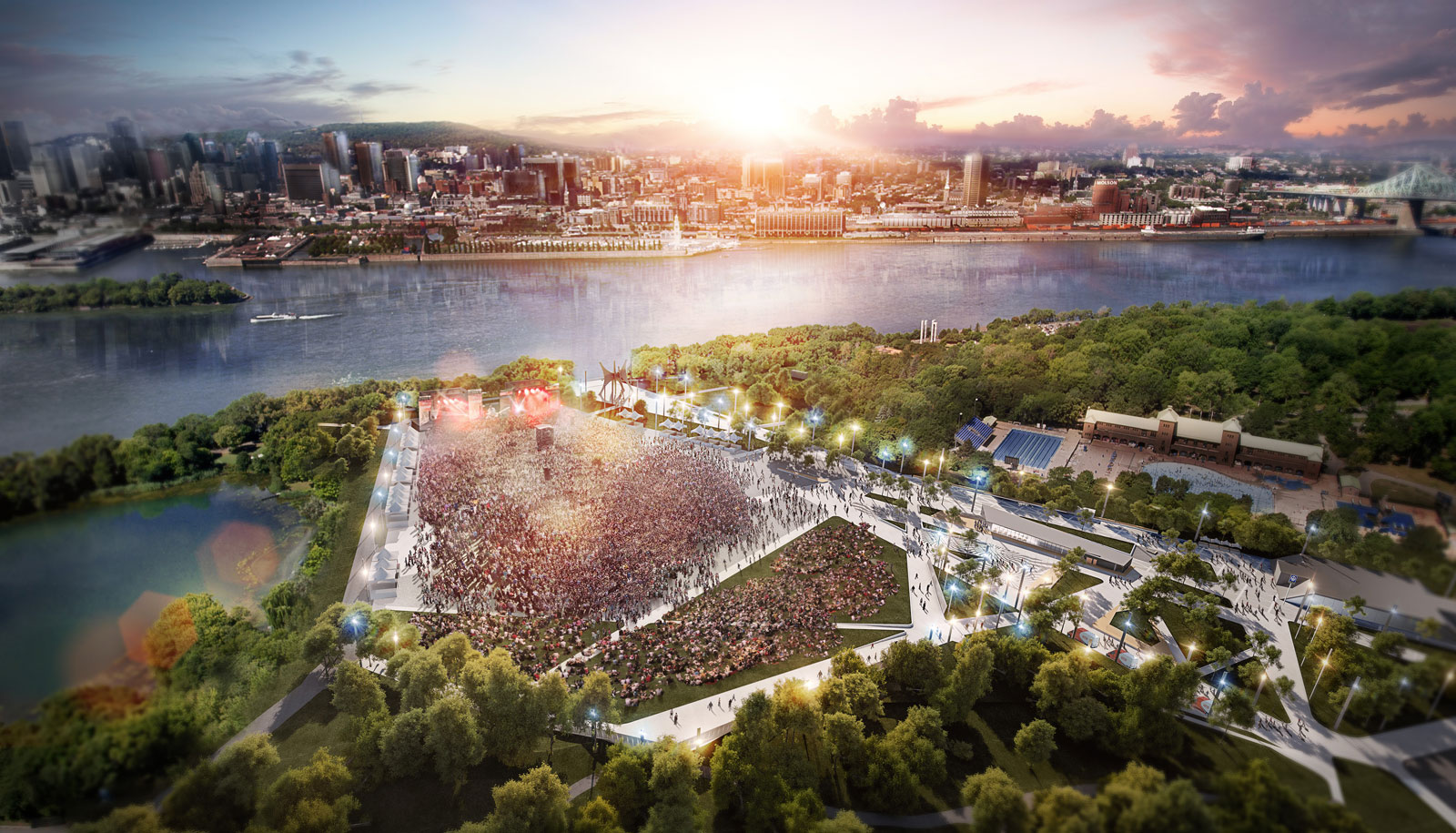 Amphith tre Parc Jean Drapeau Theatre Consultant Trizart Alliance